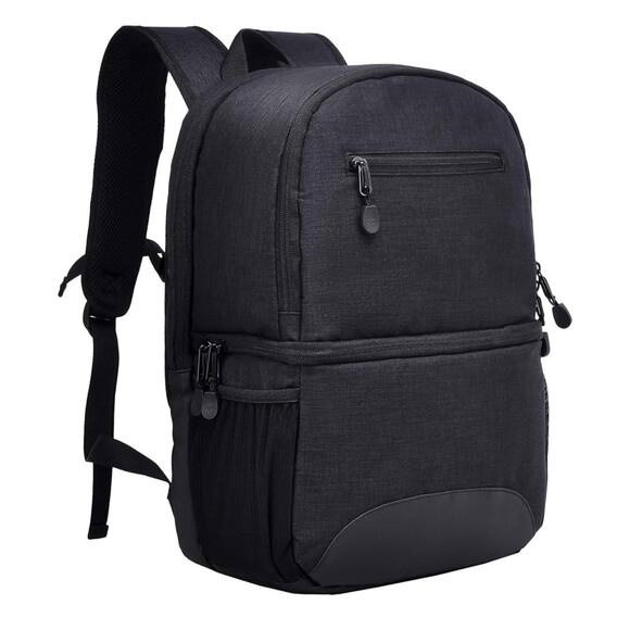 Mier Black 2 in 1 Insulated Cooler Backpack Unisex Men Women Hiking Daypack Bag - Picture 1 of 15